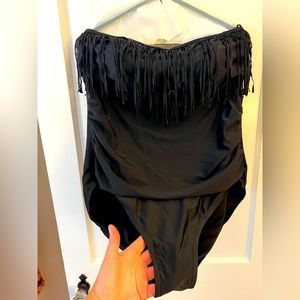 New swimsuit for all one piece size 22.  Strapless